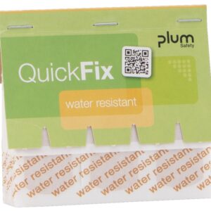 Plum QuickFix Refill med 45 vannavvisende plaster – trygg og komfortabel beskyttelse av små sår.