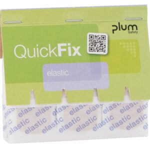 Plum QuickFix Refill med 45 elastiske plaster – komfortabel og trygg beskyttelse av små sår.