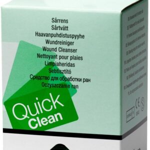 Plum QuickClean Refill med 40 sterile wipes – praktisk etterfylling for rask og hygienisk sår- og hudrensing.