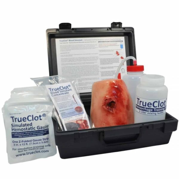 TrueClot® Hemorrhage Control Training Kit – Gunshot Wound med Bone Insert