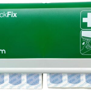 Plum QuickFix Detectable dispenser med detekterbare blå plaster for næringsmiddelindustri.