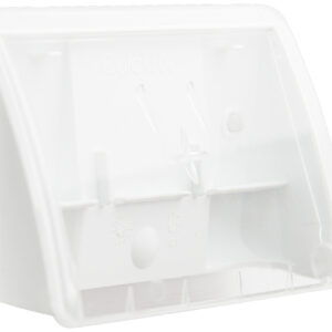 Plum QuickFix UNO transparent dispenser uten refill, kompakt og hygienisk plasterdispenser.